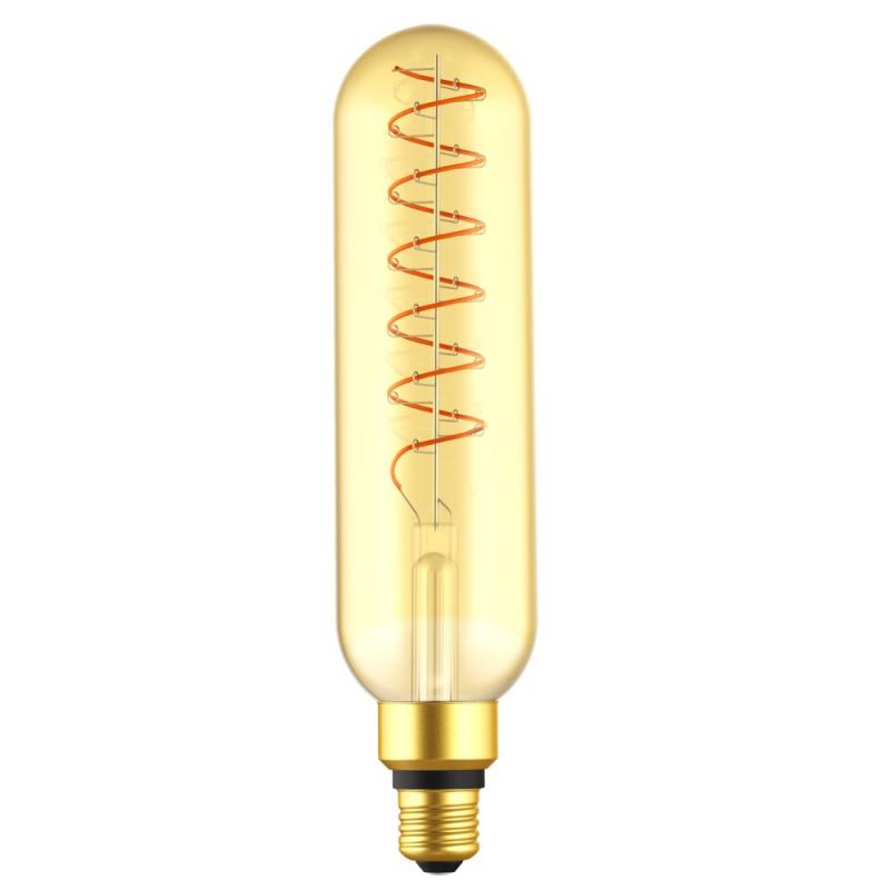 Nordlux E27 Giants Tubular Deko LED-Filament Leuchtmittel  8,5W Goldspirale